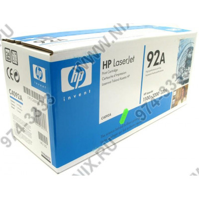 Картридж HP C4092A для HP LJ 1100(A)/3200, Canon LBP-800/810