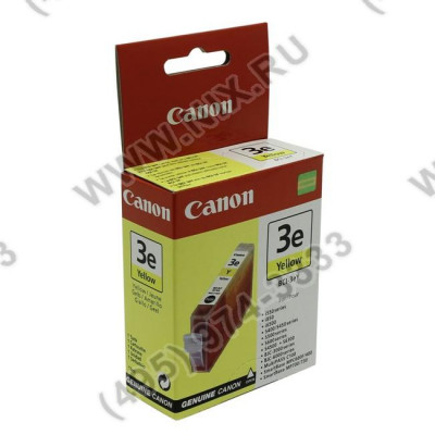 Чернильница Canon BCI-3eY Yellow для i6500, SmartBase MPC400/MP700/730, S530D