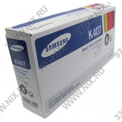 Тонер-картридж Samsung CLT-K407S Black для Samsung CLP-320/325/320N/325W, CLX-3185/N/FN/FW