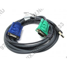 ATEN 2L-5203U Кабель для KVM переключателей (USB+VGA15M, 3м)