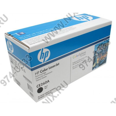 Картридж HP CE260A (№647A) Black для HP Color LaserJet CP4025/4525