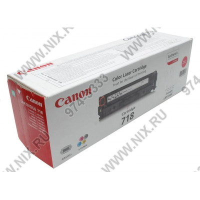 Картридж Canon 718 Magenta для LBP-7200C, MF8330C/MF8350C