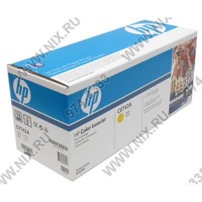 Картридж HP CE742A (№307A) Yellow для HP Color LaserJet CP5225