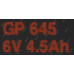 Аккумулятор CSB GP 645 (6V, 4.5Ah) для UPS