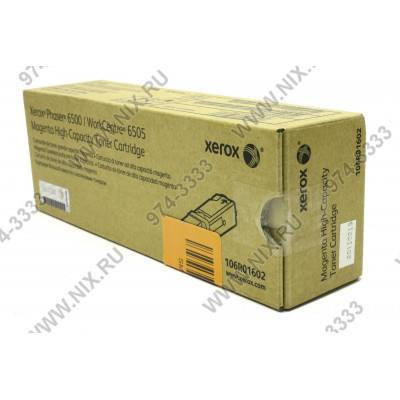 Тонер-картридж XEROX 106R01602 Magenta для Phaser 6500/6505 (повышенной ёмкости)