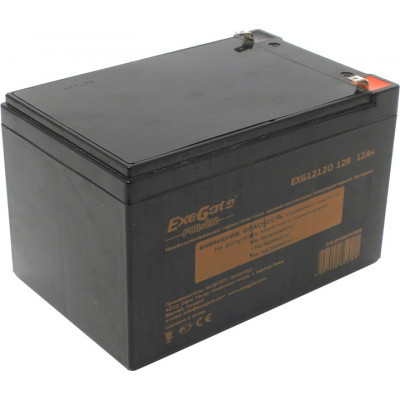 Аккумулятор Exegate EG12-12/EXG12120/GP 12120 (12V, 12Ah) для UPS EP160757RUS