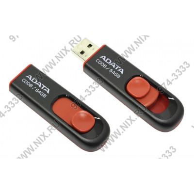 ADATA Classic C008 AC008-64G-RKD USB2.0 Flash Drive 64Gb