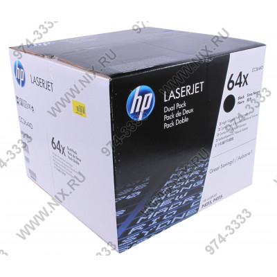Картридж HP CC364XD (№64X) Dual Pack Black для HP LaserJet P4015/4515 (повышенной ёмкости)