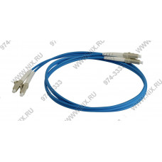 Patch cord ВО, LC-LC, Duplex, MM 50/125 OM3 1м