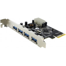 Orient VA-3U4PE (RTL) PCI-Ex1, USB3.0, 4 port-ext