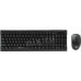 OKLICK Wireless Keyboard & Optical Mouse 230M (Кл-ра Ergo, М/Мед, USB,FM+Мышь 3кн, Roll, USB, FM) 412900