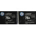 Картридж HP CE278AD/AF (№78A) Black Dual Pack для HP LaserJet P1566/P1606dn