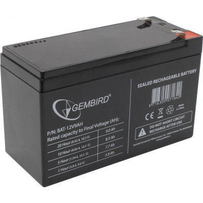 Аккумулятор Gembird/Energene 12-9/BAT-12V9AH (12V, 9Ah) для UPS