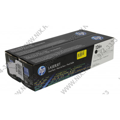 Картридж HP CE310AD (CE310A+CE310A) (№126A) Black для HP LaserJet Pro CP1025(nw)