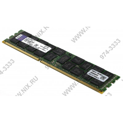 Kingston ValueRAM KVR13R9D4/16 DDR3 RDIMM 16Gb PC3-10600ECC Registered with Parity CL9
