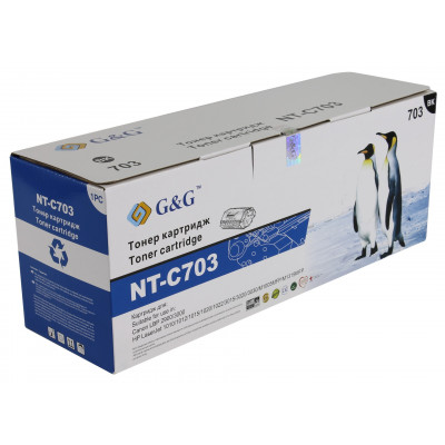 Картридж G&G NT-C703 Black для HP LaserJet 1010/12/15/20/22 3015/20/30, Canon LBP-2900/3000