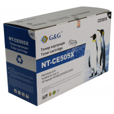 Картридж G&G NT-CE505X Black для HP LaserJet P2055D/2055DN/2055X (повышенной ёмкости)