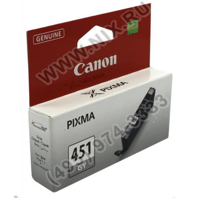 Чернильница Canon CLI-451GY Gray для PIXMA MG6340