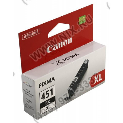 Чернильница Canon CLI-451BK XL Black для PIXMA iP7240, MG5440/6340