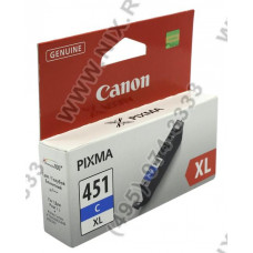 Чернильница Canon CLI-451C XL Cyan для PIXMA iP7240, MG5440/6340