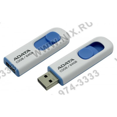 ADATA Classic C008 AC008-64G-RWE USB2.0 Flash Drive 64Gb