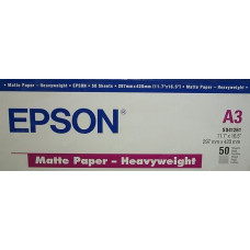 EPSON S041261 A3 Matte Paper-Heavyweight (50 листов, 167 г/м2)