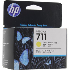 Картридж HP CZ136A 3-Pack (3x№711) Yellow для HP DesignJet T120/520