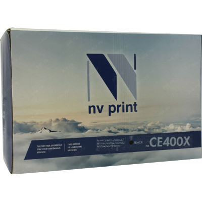 Картридж NV-Print аналог CE400X Black для HP LJ Enterprise 500, Color M551n