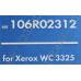 Картридж NV-Print аналог 106R02312 для Xerox Workcentre 3325