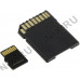 ADATA Premier AUSDX64GUICL10-RA1 microSDXC Memory Card 64Gb UHS-I U1 + microSD--SD Adapter