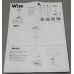 Wize WPA-S Потолочный комплект для крепления проектора (36-46см, 12кг)