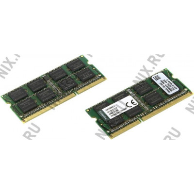 Kingston ValueRAM KVR13S9K2/16 DDR3 SODIMM 16Gb KIT 2*8Gb PC3-10600 CL9 (for NoteBook)