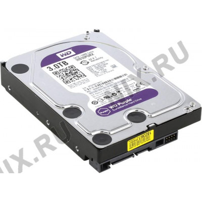 HDD 3 Tb SATA 6Gb/s Western Digital Purple WD30PURX 3.5" 64Mb