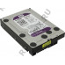 HDD 4 Tb SATA 6Gb/s Western Digital Purple WD40PURX 3.5" 64Mb
