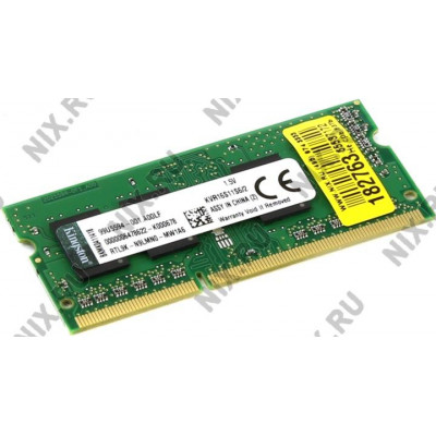 Kingston ValueRAM KVR16S11S6/2 DDR3 SODIMM 2Gb PC3-12800 CL11 (for NoteBook)