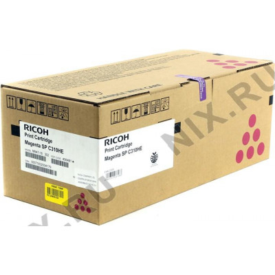 Тонер-картридж Ricoh SP C310HE Magenta для Aficio SP C242SF/C242DN (повышенной ёмкости)