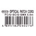 Patch cord ВО, SC-FC, Simplex, SM 9/125 5м