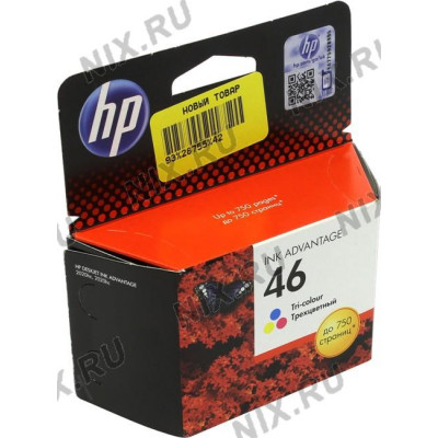 Картридж HP CZ638AE (№46) Color для HP Deskjet Ink Advantage 2020hc/2520hc