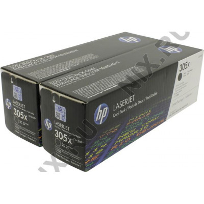 Картридж HP CE410XD (№305X) Black Dual Pack для HP LaserJet Pro300/400 , M351/375/451/475 (повышенной ёмкости)