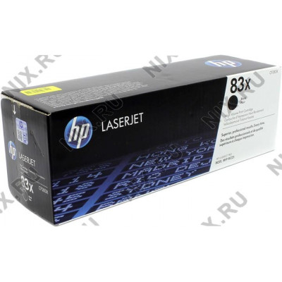 Картридж HP CF283X (№83X) Black для LaserJet Pro M201, MFP 225 (повышенной ёмкости)
