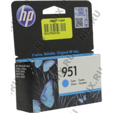 Картридж HP CN050AE (№951) Cyan для HP Officejet Pro 251dw/276dw/8100/8600/8600 Plus/8610/8620