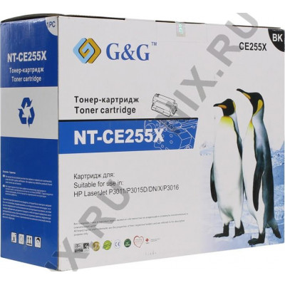 Картридж G&G NT-CE255X для HP LaserJet P3011/P3015/P3016