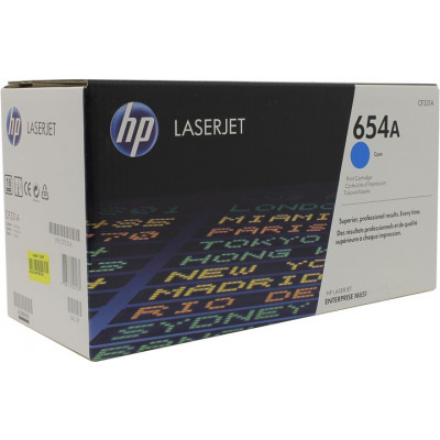 Картридж HP CF331A(C) (№654A) Cyan для LaserJet Enterprise M651