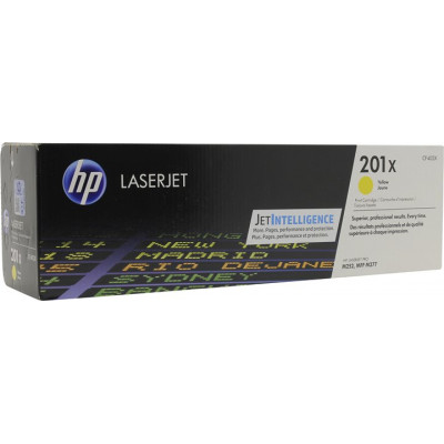 Картридж HP CF402X (№201X) Yellow для HP LaserJet Pro M252, MFP M277 (повышенной ёмкости)