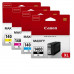 Чернильницы Canon Multipack PGI-1400XL BK/C/M/Y для MAXIFY MB2040/2140/2340/2740