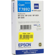 Картридж T7892 C13T789240 Cyan для Epson WorkForce Pro WF-5110/5190/5620/5690