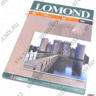 LOMOND 0102011 (A3, 100 листов, 90 г/м2) бумага матовая односторонняя