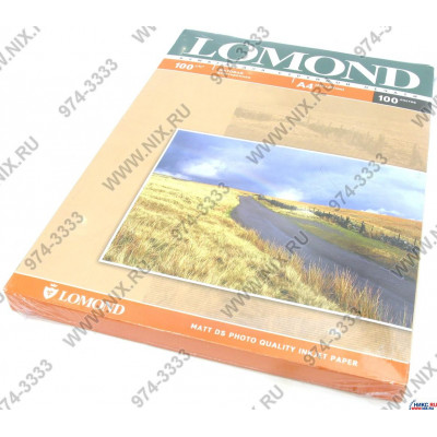 LOMOND 0102002 (A4, 100 листов, 100 г/м2) бумага матовая двусторонняя