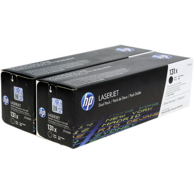 Картридж HP CF210XD (№131X) Dual Pack Black для LaserJet Pro 200 M251/M276 (повышенной ёмкости)