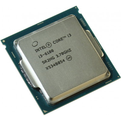 CPU Intel Core i3-6100    3.7 GHz/2core/SVGA HD Graphics 530/0.5+ 3Mb/51W/8 GT/s LGA1151